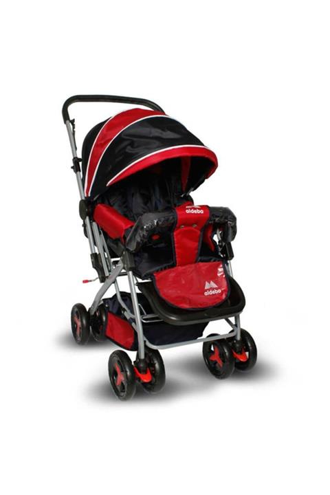 ALDEBA Yeni 8028b Bebek Arabası 8028 B Çift Yönlü Bebek Arabası Kırmızı
