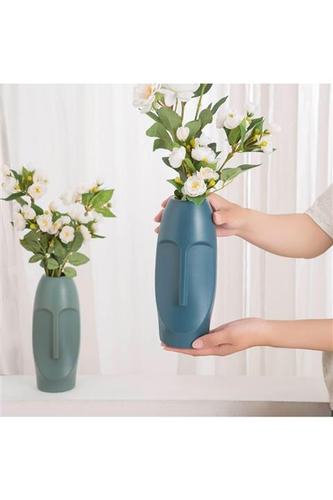 Lui Tasarım Iskandinav Tarzı Vazo Mint Yeşili
