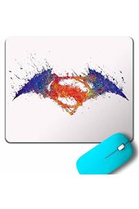 Kendim Seçtim Batman V Vs Superman Watercolor Logo Mouse Pad