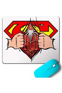 Kendim Seçtim Superman Spıderman Super Spıder Man Örümcek Adam Mouse Pad