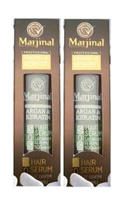 Marjinal Argan & Keratin Bir Arada Saç Bakım Serumu 100 ml X 2 Adet