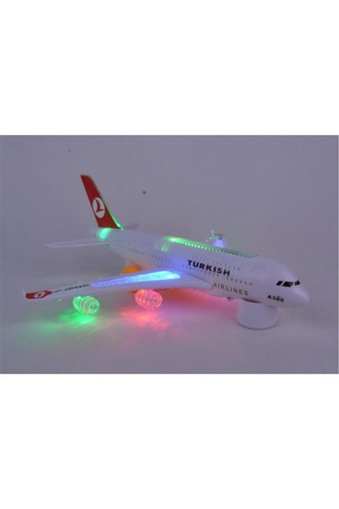 YM Toys Aırbus A380 Türk Hava Yolları Işıklı,sesli,hareketli Uçak Oyuncak