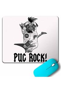 Kendim Seçtim Pug Rock Pugs Dead Metal Musıc Köpek Mouse Pad