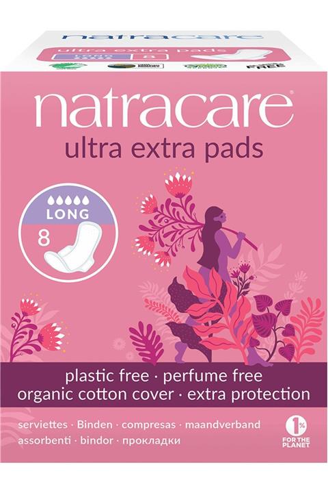 Natracare Organik Ped Ultra Ekstra Uzun 8 Adet