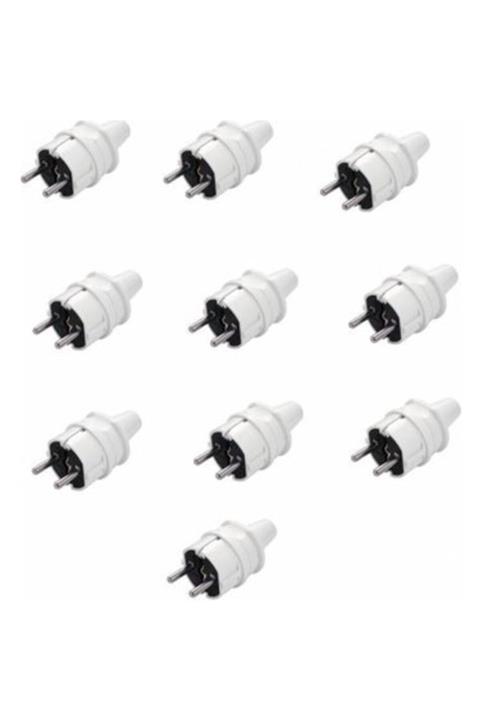 MONO ELECTRIC 10 Adet Topraklı Erkek Fiş