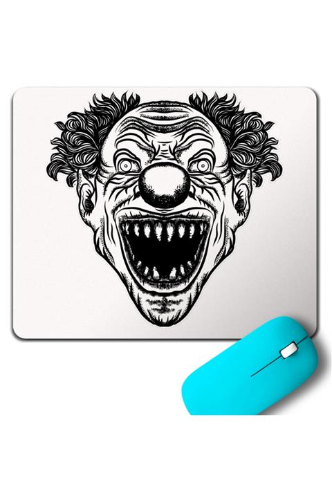 Kendim Seçtim Scary Clown Head Cırcus Horror Mouse Pad