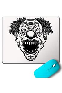 Kendim Seçtim Scary Clown Head Cırcus Horror Mouse Pad