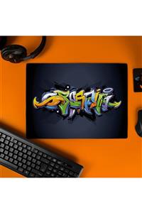 Hediyesepeti Grafiti Tasarımlı Tasarımlı 40x30 Mousepad - Mouse pad - Fare Altlığı