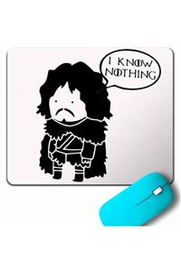 Kendim Seçtim I Know Nothıng Jon Snow Game Of Thrones Mouse Pad