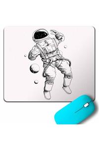 Kendim Seçtim Astronot Uzay Space Cosmos Galaksi Gezegen Mouse Pad