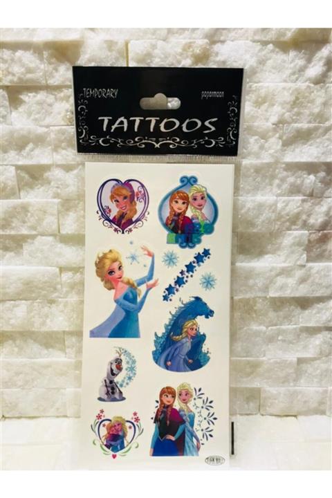 Panda Geçici Karlar Ülkesi Dövme Tattoo