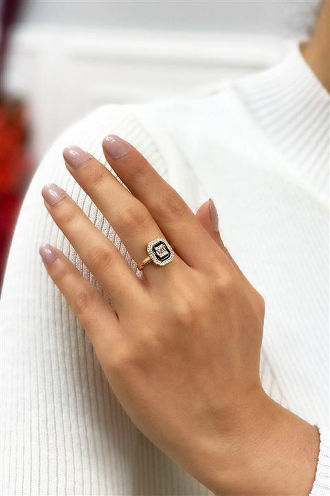 Çlk Accessories Ayarlanabilir Mineli Baget Yüzük Y22502