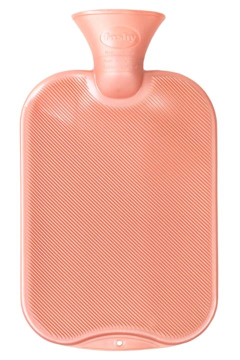 Fashy Termofor Karamel Pembe Dalga Desen Sıcaksu Torbası