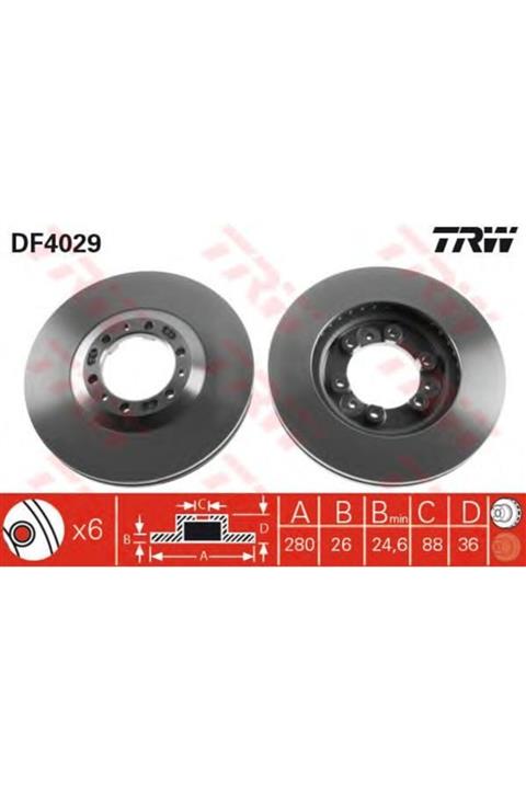 Parçafoni Fren Diski Ön Hava Kanallı (opel Frontera A/b)