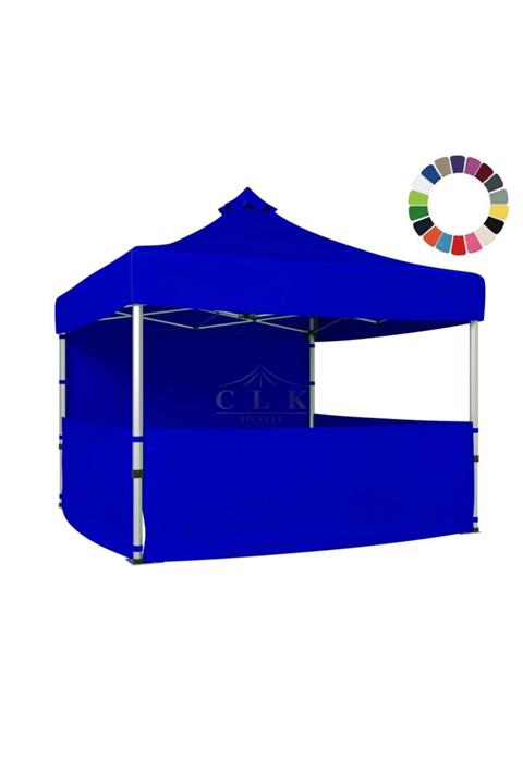 CLK Garden Clk 3x3 Katlanabilir Tente 40 Mm 1 Tam Duvar 3 Yarım Duvar