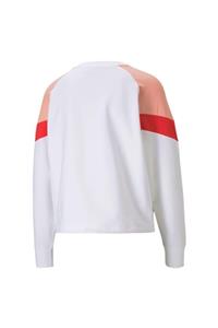 Puma Iconic Mcs Kadın Beyaz Sweatshirt (599654-26)