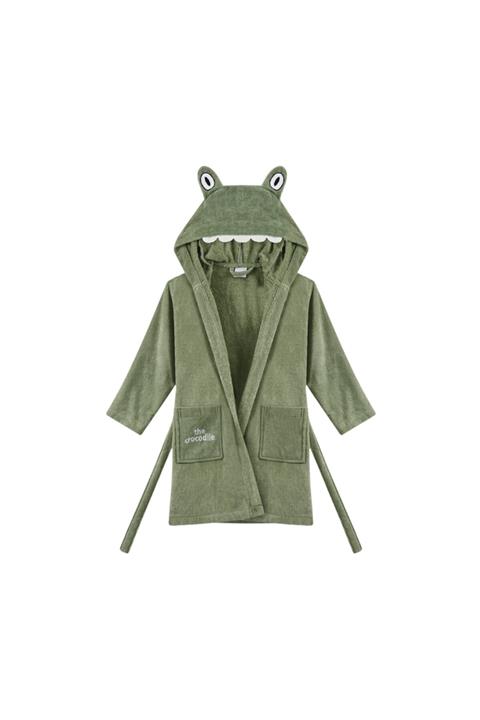 Nuvomon Alligator Erkek Çocuk Bornoz 6-8 Y