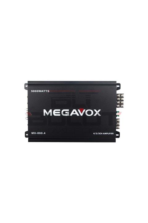 megavox Mx-800.4 4 Kanal 5000 Watt 4x60 Rms Stereo Amfi