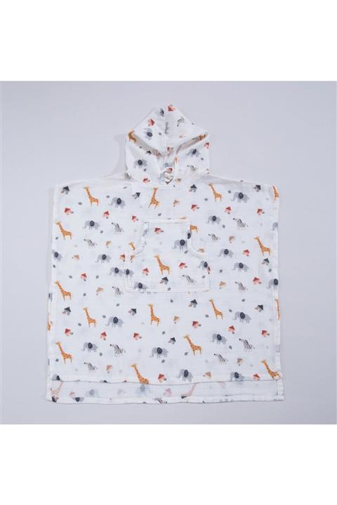 Chakra Safari Müslin Panço Desenli