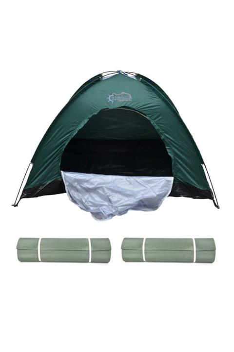 CAPTAIN Kamp Çadır Set 1 ( 1 Çadır + 2 Mat 10 Mm )