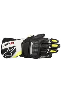 Alpinestars Sp-8 V2 Gloves Motosiklet Eldiveni Siyah/beyaz/sarı