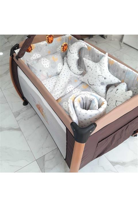 uykucubebe 70x120 Park Besik Uyku Seti 10 Parca 4832 Kombin