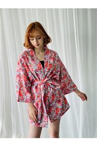 Retrobird Istridye Desen Kimono