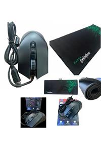 ATAEXPRESS Kaliteli Rgb 6400dpi Gaming Oyuncu Mouse Usb Gaming Mouse Gamer Oyuncu Mouse + 70cm Razer Pad