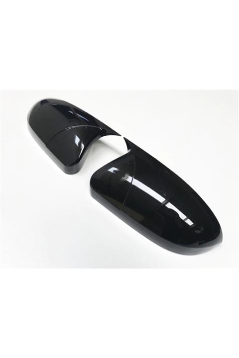 Universal Hyundai I20 Uyumlu Sinyalsiz Siyah Batman Parlak Piano Black Yarasa Ayna Kapağı