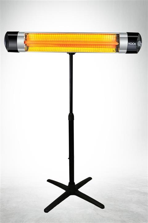 HOOK Elektrikli Isıtıcı Soba Infrared 2000w ve Lüx Alüminyum Çelik Stand Isıtıcı Ayak Mt150
