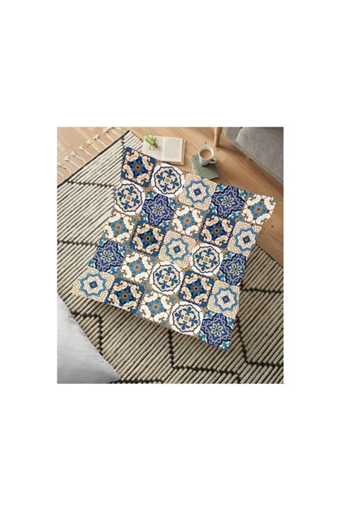 ÖZ TEKSTİL Dijital Baskılı Yer Minder Kılıfı 60x60
