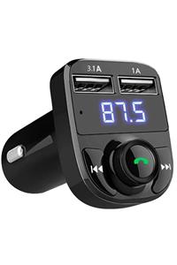 AYKIZ General Mobile Gm 10 Uyumlu Araç Bluetooth Fm Transmitter Teyp Çalar Usb Şarj Aleti