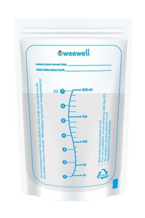 WEEWELL Süt Saklama Poşeti 25'li