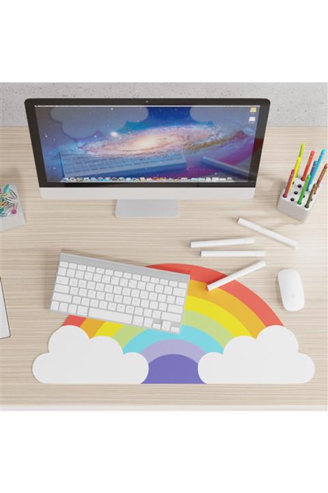JUST MUSTARD Mustard Rainbow Mousepad