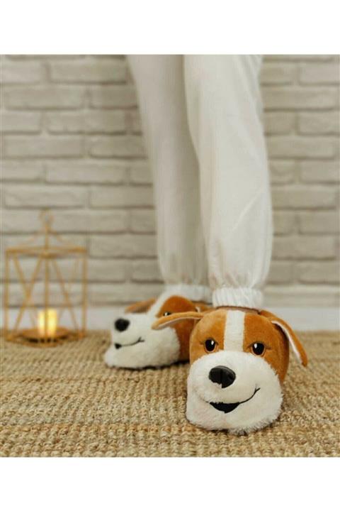 Bold Boutique Boldboutique Hayvan Figürlü Köpekli Panduf Taba