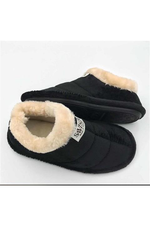Savista Unisex Siyah Yumuşak Taban Panduf