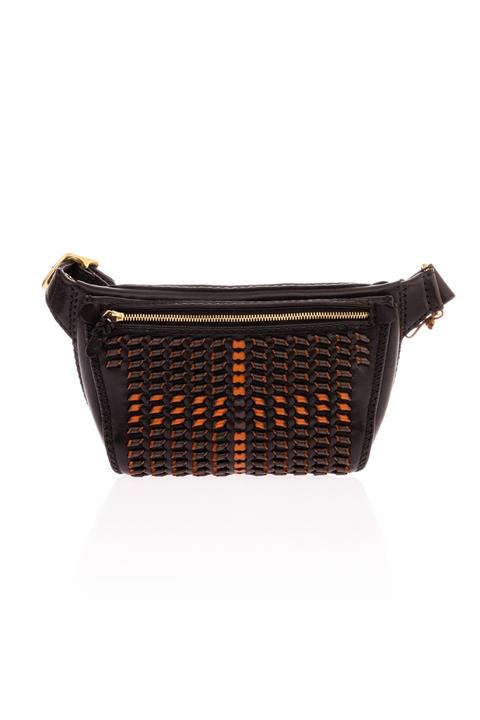 GÖN Hakiki Deri Bel Çantası 04 176 Ple Siyah