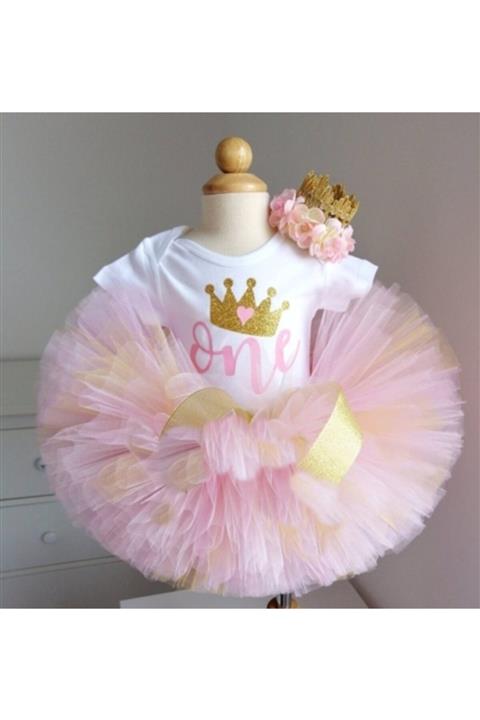 bba new trend 1 Yaş One Baskılı Doğum Günü Kostüm