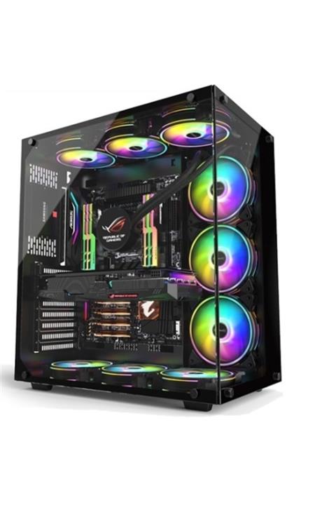 GamePower Warcry A-rgb 9 Fanlı Kumandalı Gaming Oyuncu Bilgisayar Kasası Psu Yok