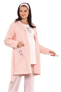 Işşıl 3810-kaşkollu Bebek Hamile-loğusa Set Pijama Takım