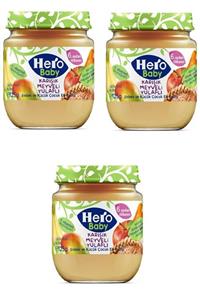 Hero Baby Karışık Meyveli Tahıllı Bebek Maması 125 G X 3 Adet