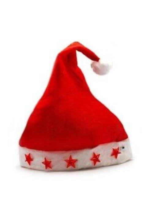 Melodi partievi Yılbaşı Işıklı Noel Baba Şapkası