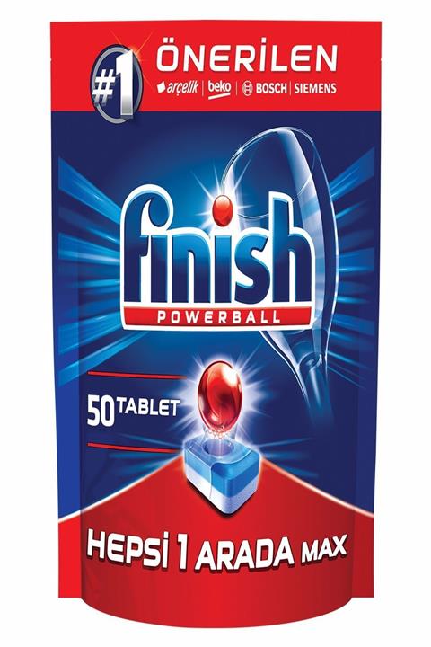 Finish Hepsi 1 Arada Bulaşık Tablet 2 x 50 Toplam 100 Adet