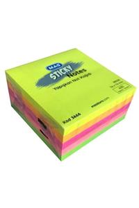 Mas Sticky Yapışkanlı Not Kağıdı 76x76 Mm 400 Yp. 5 Renk Index