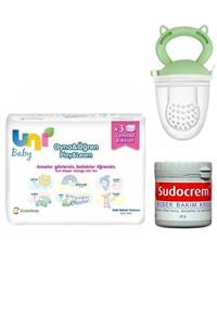 Uni Baby Oyna Öğren Serisi 3 Lü Set+ Bakım Kremi 60 gr+ Meyve Süzgeci Yeşil