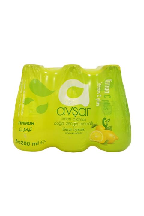 Avşar C Plus Limon Aromalı Soda 6'lı 200ml