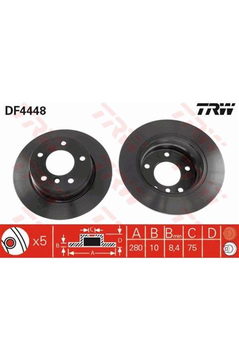 Parçafoni Fren Diski Arka (bmw 1 E87 2003 - 2012)