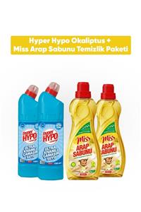 Hyper Hypo Ultra Çamaşır Suyu Okaliptus Ferahlığı x2  + Miss Arap Sabunu x2 Paketi