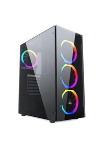 GAMETECH Ares Rgb 6x120mm Fan Gaming Oyuncu Kasası