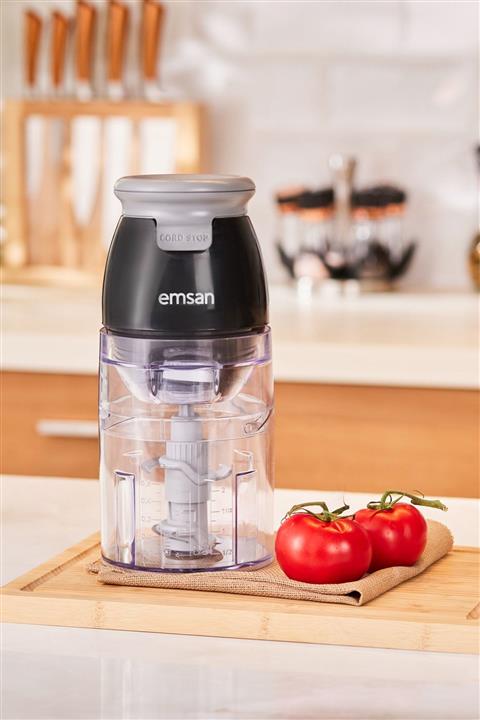 Emsan Bella Gusto Doğrayıcı Siyah